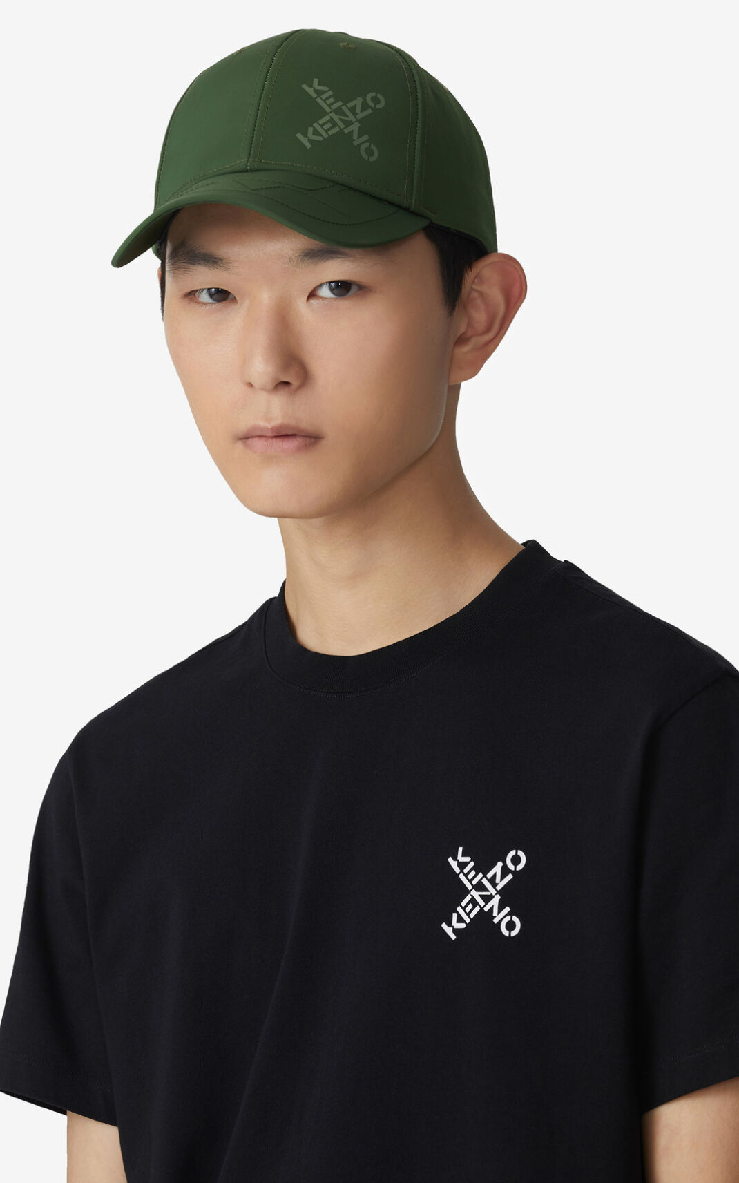 T Shirt Kenzo Sport Little X Homme Noir | TFMZ-95164